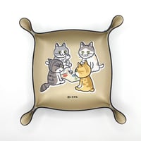 仕事猫　ダイストレイ　ボドゲ猫　【ベージュ】