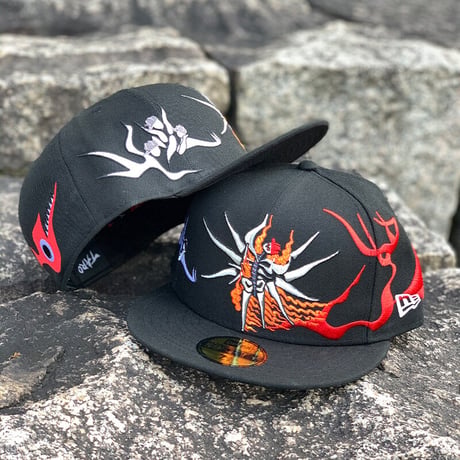 New Era ニューエラ　Taro Okamoto 岡本太郎 明日の神話 ブラック マルチ　7 3/8（58.7cm）