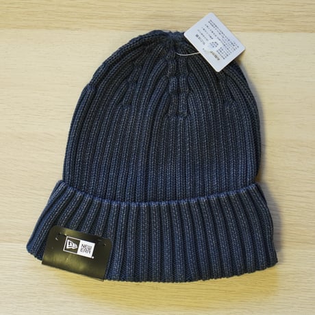 NEW ERA・ニューエラ リブ カフニット Italian Wash イタリアンウォッシュ ネイビー