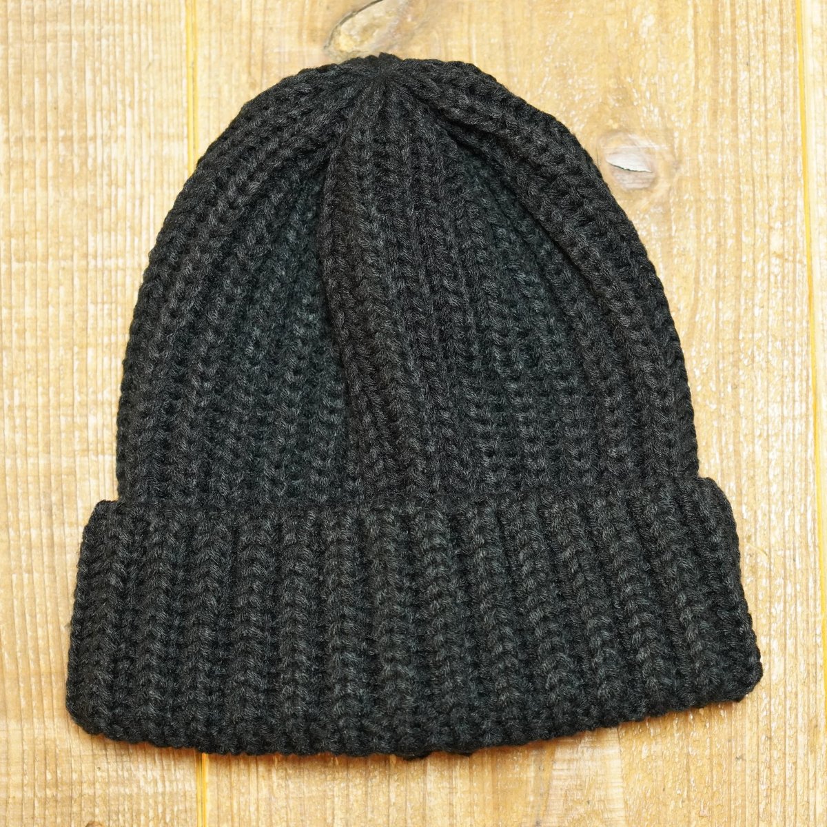 HUNTISM ハンティズム ローゲージ ニットキャップ LG Knit Cap / Blac