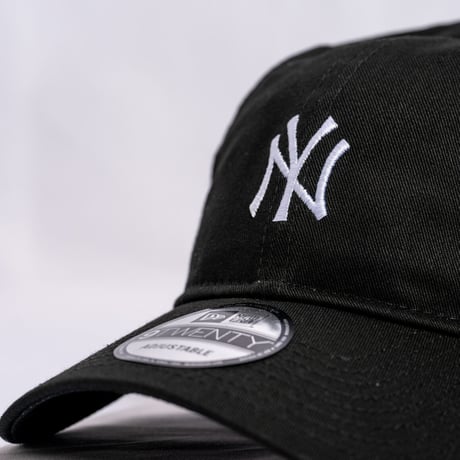 NEW ERA・ニューエラ　 9TWENTY MLB Side Logo ニューヨーク・ヤンキース ミニロゴ（ブラック）