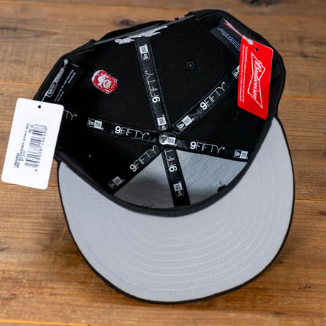 NEW ERA・ニューエラ　9FIFTY Budweiser バドワイザー ボウタイロゴ（ブラック）M/L