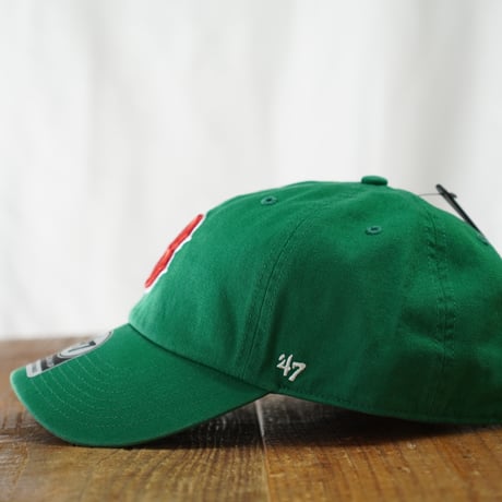 47BRAND フォーティーセブン キャップ ’47 クリーンナップ ボストン・レッドソックス ケリー '47 CLEAN UP B-RGW02GWS-KY