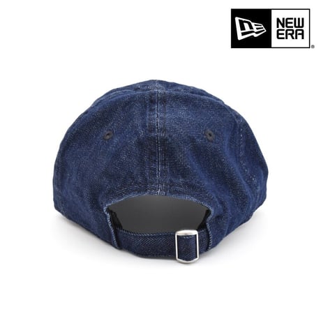 NEW ERA・ニューエラ　 9TWENTY クロスストラップ ウォッシュドコットン ニューヨークヤンキース インディゴデニム ネイビー