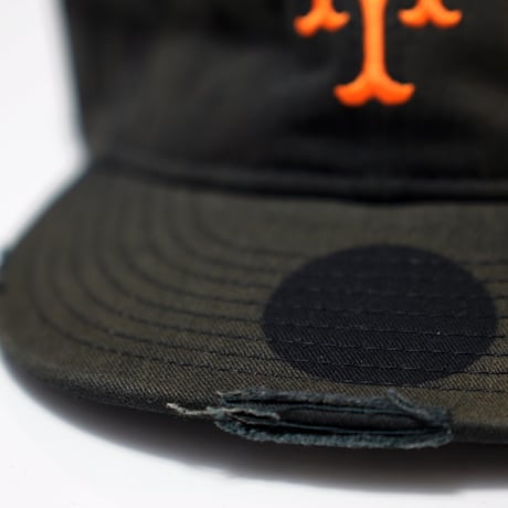NEW ERA・ニューエラ 9THIRTY powered by GORO (min-nano) ニューヨーク・メッツ ダメージ/パッカブルバイザー/モンレーウォッシュ ブラック