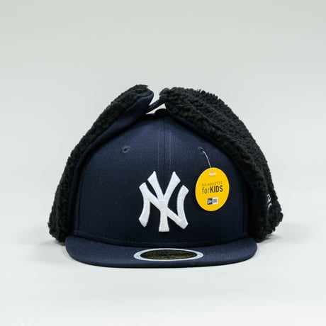 NEW ERA・ニューエラ　Kid's 59FIFTY Dog Ear ドッグイヤー ニューヨーク・ヤンキース（ネイビー）