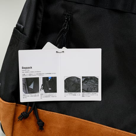 NEW ERA・ ニューエラ　スマートパック　ブラック × ブラウン スウェード（22L ）