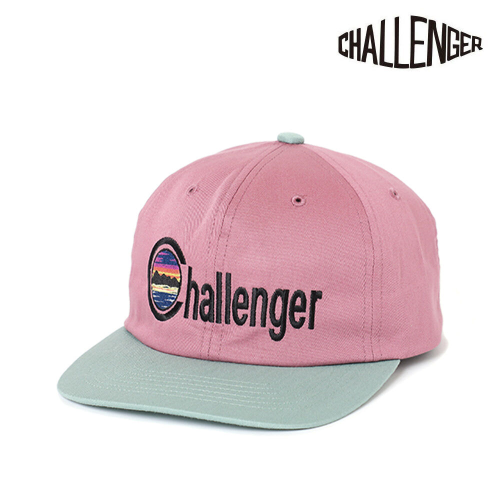 チャレンジャー CHALLENGER SUNSET EMBROIDERED CAP PURPL...