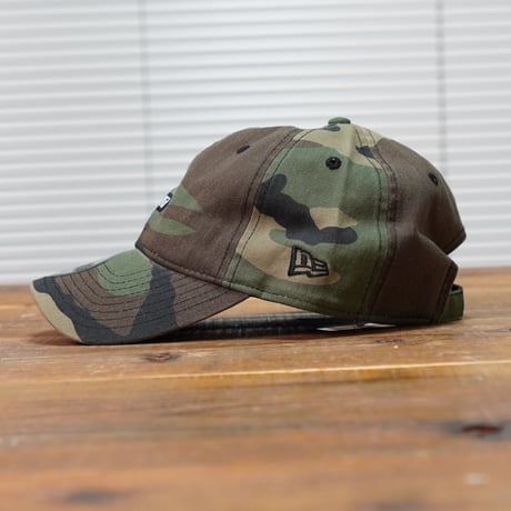 NEWERA・ニューエラ　9TWENTY Super Heavy Wash Racer Logo ウッドランドカモ