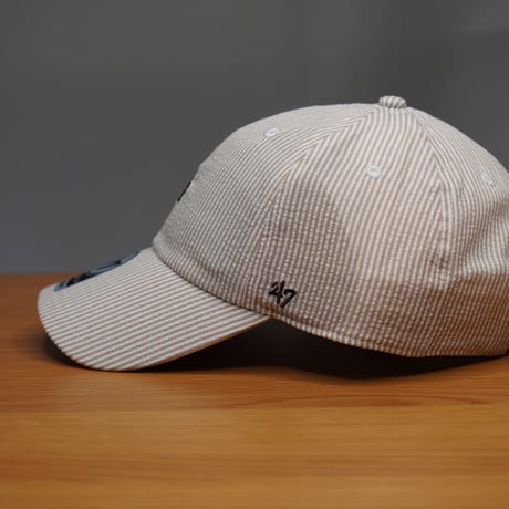 47BRAND フォーティーセブン キャップ 47 クリーンナップ ロサンゼルス・ドジャース SEERSUCKER シアサッカー ベージュ