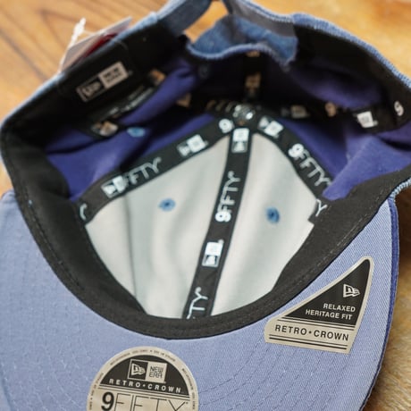 NEWERA・ニューエラ　RC 9FIFTY Indigo Corduroy コーデュロイ インディゴデニム 【ニューエラアウトドア】