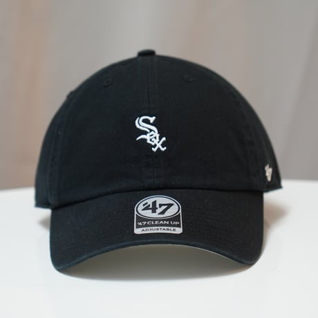 47BRAND フォーティーセブン キャップ '47 クリーンナップ ベースランナー シカゴ・ホワイトソックス ブラック B-BSRNR06GWS-BK