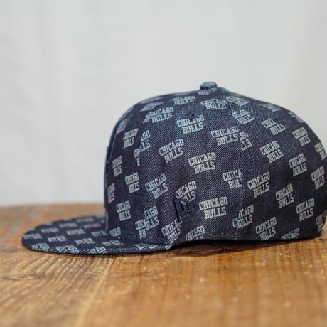 NEW ERA・ニューエラ　 59FIFTY Laser Burn Out シカゴ・ブルズ デニム ネイビー 14668168
