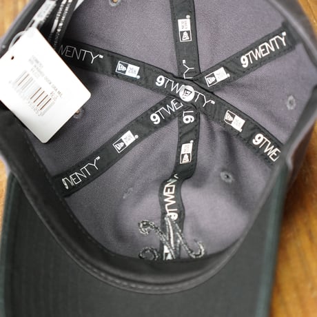 NEW ERA・ニューエラ　9TWENTY Washed Duck ダークグラファイト ブラックバイザー
