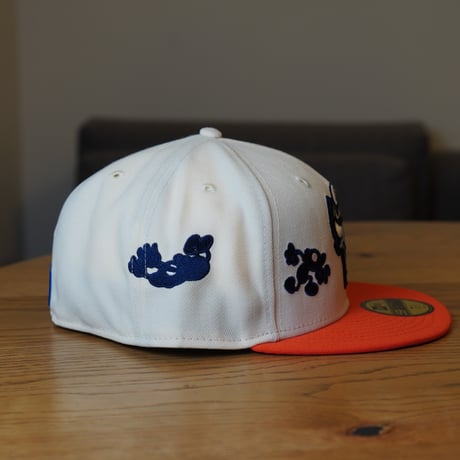 NEW ERA・ニューエラ　59FIFTY COIN PARKING DELIVERY シカゴ・ブルズ ワインコーク セーフティオレンジバイザー 13534558