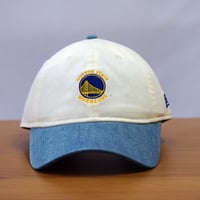 NEW ERA・ニューエラ 9TWENTY NBA Mini Logo ゴールデンステイト・ウォリアーズ クローム/ネイビー