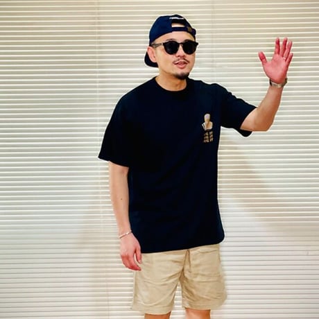 DE SINGSMAN　23ver LATE80s "B" 偉人シリーズ　Tee（ブラック）