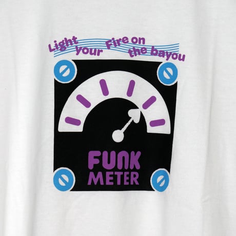 STEREO8 Funk Meter Tee: White プリント Tシャツ ホワイト XL