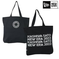 【ニューエラ】 キャンバストート 14L 佐藤可士和 KASHIWA SATO タイポグラフィー ブラック
