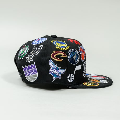 NEW ERA・ニューエラ　  9FIFTY Team Logo Allover NBA（ブラック）