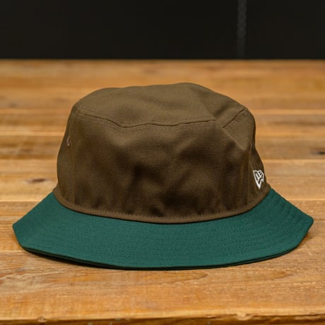 NEW ERA・ニューエラ　 バケット01 Beef and Broccoli ウォルナット ダークグリーンブリム（M/Lサイズ）