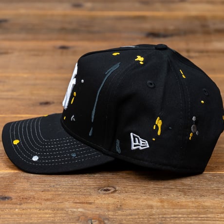 NEW ERA・ニューエラ　9FORTY A-Frame スプラッシュエンブロイダリー ニューヨーク・ヤンキース（ブラック）