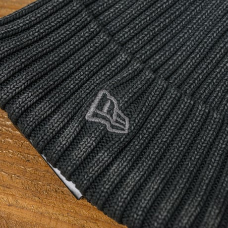 NEWERA・ニューエラ　    リブカフニット Italian Wash イタリアンウォッシュ ブラック