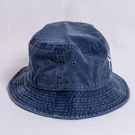 NEW ERA・ニューエラ　 バケット01 ニューヨーク・ヤンキース アシッドウォッシュ（ネイビー）（M/Lサイズ）