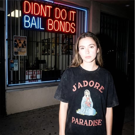Paradise NYC/パラダイスニューヨーク/J'ADORE PARADISE SS TEE Tシャツ ブラック