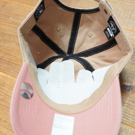 デトロイト・タイガース　Canyon Caravan '47 CLEAN UP　[フォーティーセブン]  Khaki × Sedona Pink/カーキ系　ヴィンテージ加工