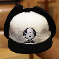 NEW ERA・ニューエラ　59FIFTY Dog Ear ドッグイヤー PEANUTS ピーナッツ スヌーピー ホワイト ブラックバイザー  14344560