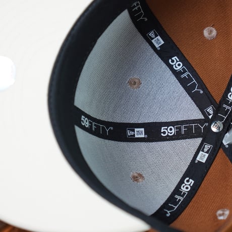 NEW ERA・ニューエラ　59FIFTY Pancakes ニューヨーク・ヤンキース トーステッドピーナッツ ワインコークバイザー
