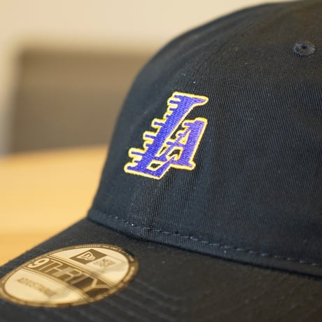 NEW ERA・ニューエラ　9THIRTY NBA MINI LOGO ロサンゼルス・レイカーズ ブラック 14109770