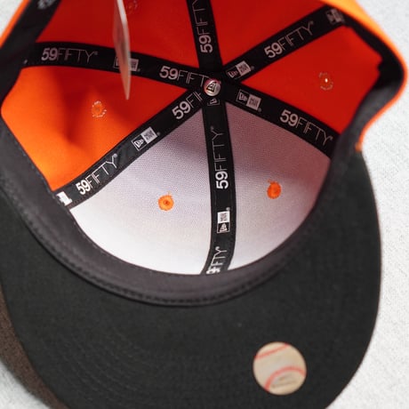 NEW ERA・ニューエラ　59FIFTY MLB Upside Down ニューヨーク・メッツ オレンジ