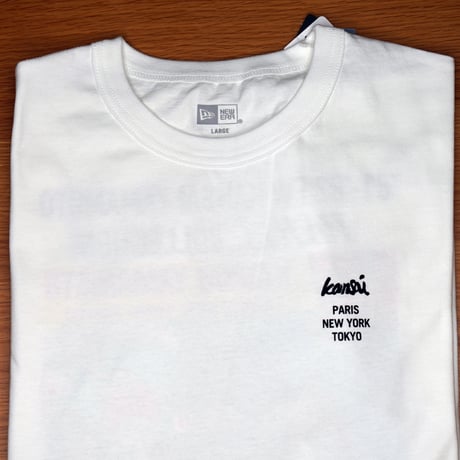 NEW ERA・ニューエラ 半袖 ウォッシュドコットン Tシャツ kansaï yamamoto kansai / terry jhonson オフホワイト