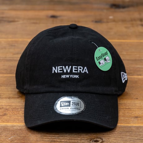 NEWERA・ニューエラ　カジュアルクラシック NEW ERA NEW YORK（ブラック）