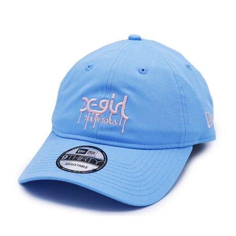 NEW ERA ニューエラ 　9THIRTY イージースナップ X-girl ミルズロゴ ドリッピング オーガストブル