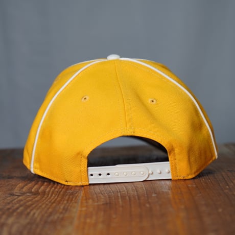 NEW ERA・ニューエラ　9FORTY A-Frame MLB Piping 2Tone ロサンゼルス・ドジャース Aゴールド/クローム 14667880