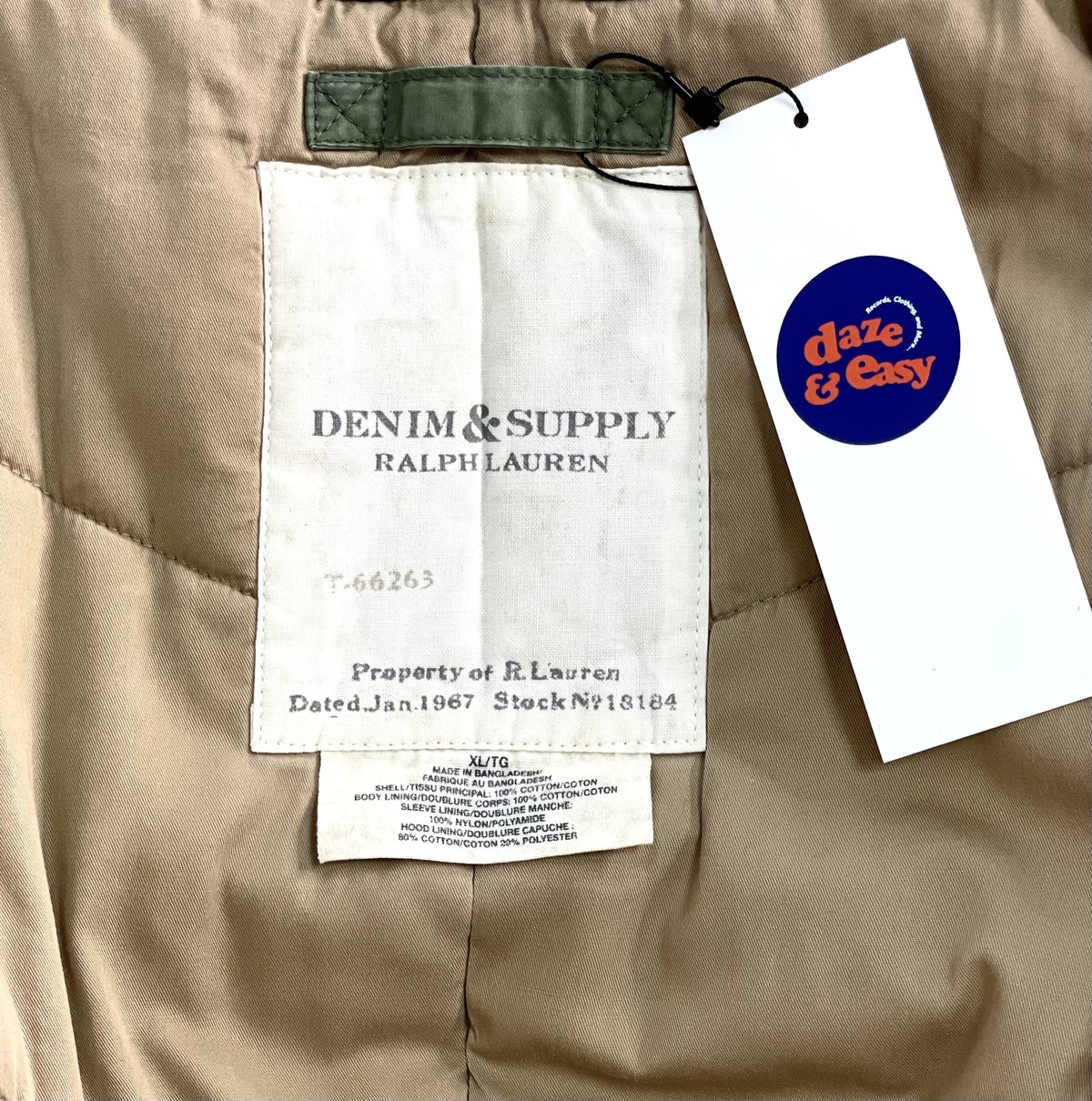 Vintageミリタリーコート 【Denim & Supply Ralph Lauren】 フ