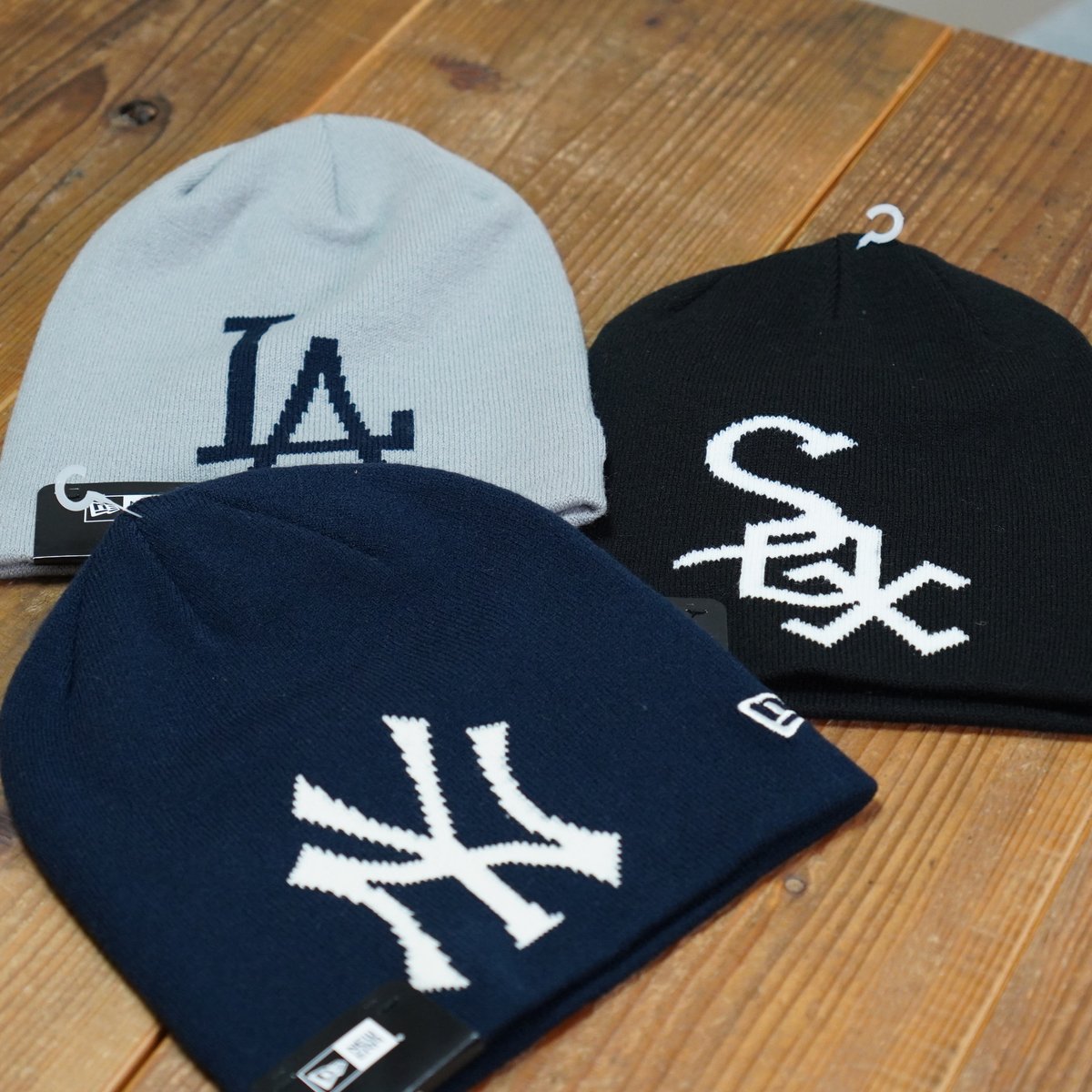 ビンテージCOOPERSTOWNニューヨークヤンキーズニット帽 NEWERA・ニューエラ ベーシック ビーニー Cooperstown