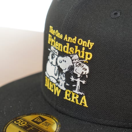 NEWERA・ニューエラ 59FIFTY PEANUTS ピーナッツ FRIENDSHIP ブラック 14682622