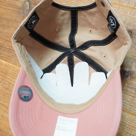 シカゴ・ホワイトソックス　Canyon Caravan '47 CLEAN UP　[フォーティーセブン]  Khaki × Sedona Pink/カーキ系　ヴィンテージ加工