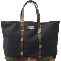 L.L.Bean　エルエルビーン　ボート・アンド・トート、オープントップ カモフラージュ　ジャパン・ロング・ハンドル Extra Large Black/Camo