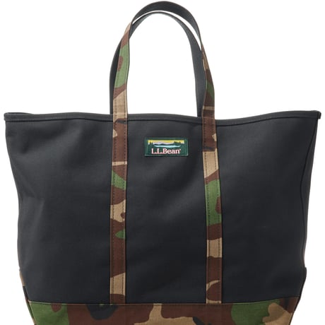 L.L.Bean　エルエルビーン　ボート・アンド・トート、オープントップ カモフラージュ　ジャパン・ロング・ハンドル Extra Large Black/Camo