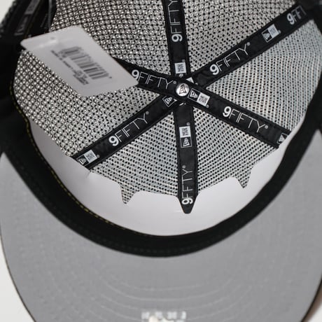 NEW ERA・ニューエラ RC 9FIFTY Flat Visor powered by GORO (min-nano) ラスベガス・レイダース ダブルメッシュ ブラックメッシュ/ブラック