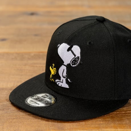 NEW ERA・ニューエラ　9FIFTY Peanuts ジョー・クール ウッドストック ブラック