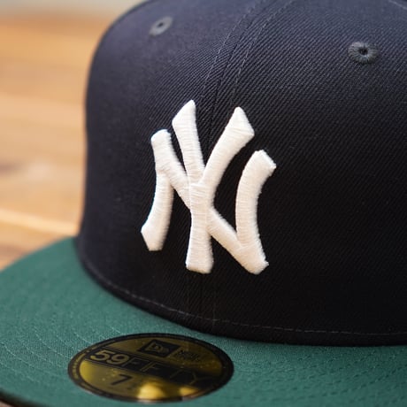 NEWERA・ニューエラ　59FIFTY Powered by GORO NAKATSUGAWA（min-nano）ニューヨーク・ヤンキース ネイビー ダークグリーンバイザー