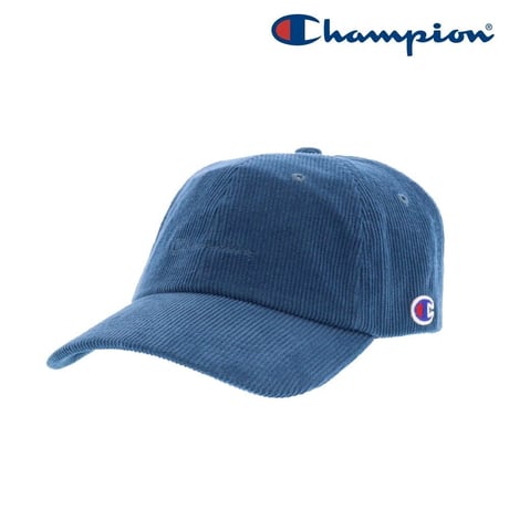 チャンピオン Champion　CORDUROY CAP BLUE