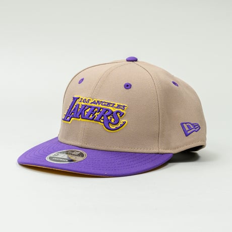 NEW ERA・ニューエラ　  LP 9FIFTY NBA Color Custom ロサンゼルス・レイカーズ ペブル トゥルーパープルバイザー　八村塁　Rui Hachimura
