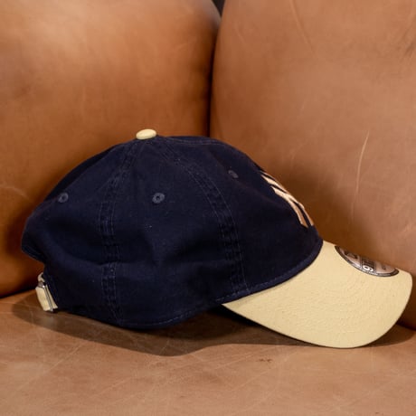 NEW ERA・ニューエラ　  9THIRTY Washed Duck ニューヨーク・ヤンキース（ネイビー・ベガスゴールドバイザー）